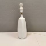 Large table lamp in white porcelain, designed by Axel Larsen for his own company Axella  in the 70s