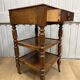 small walnut side table