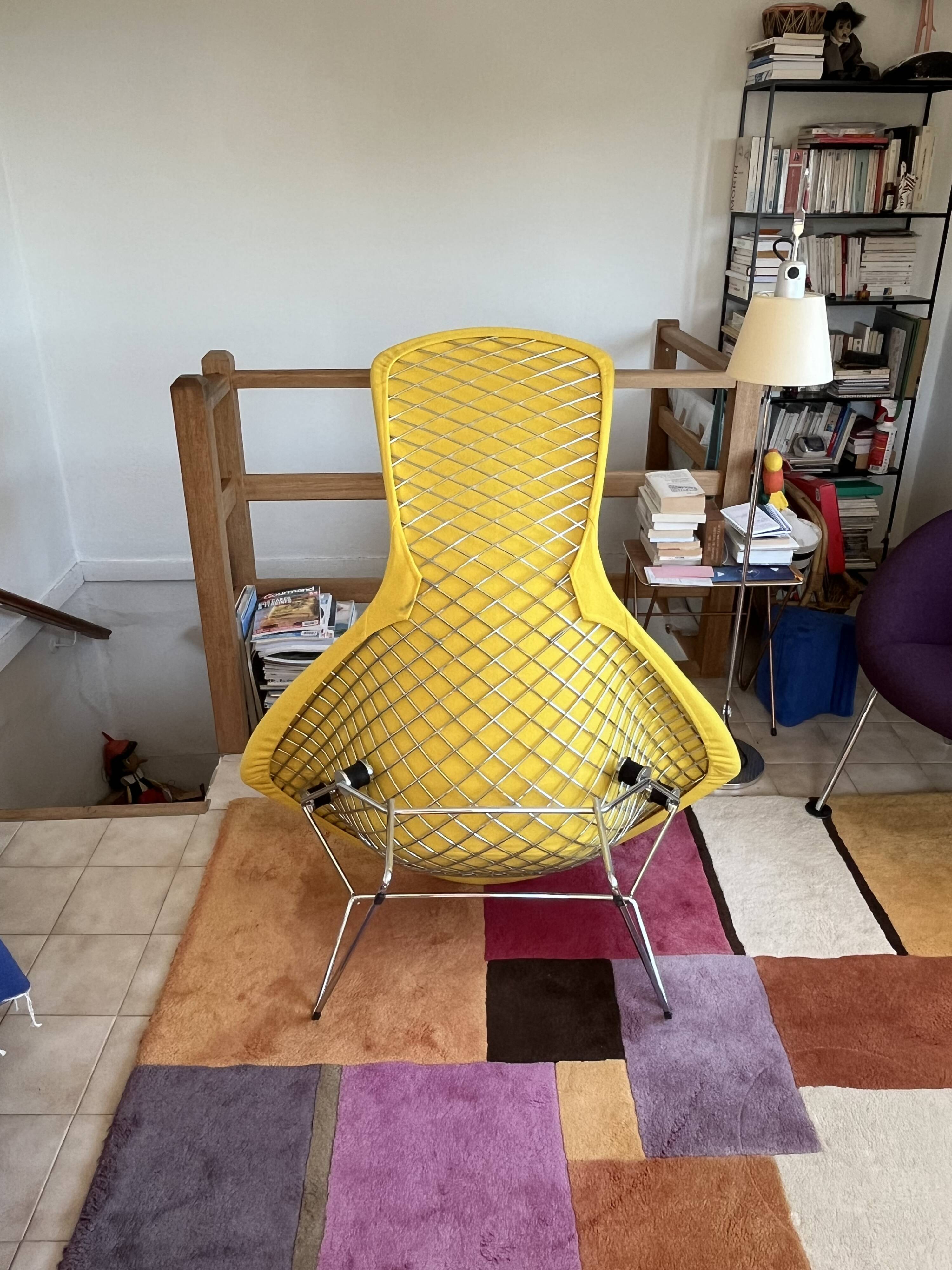 Bird Chair et repose-pieds de Harry Bertoia pour Knoll