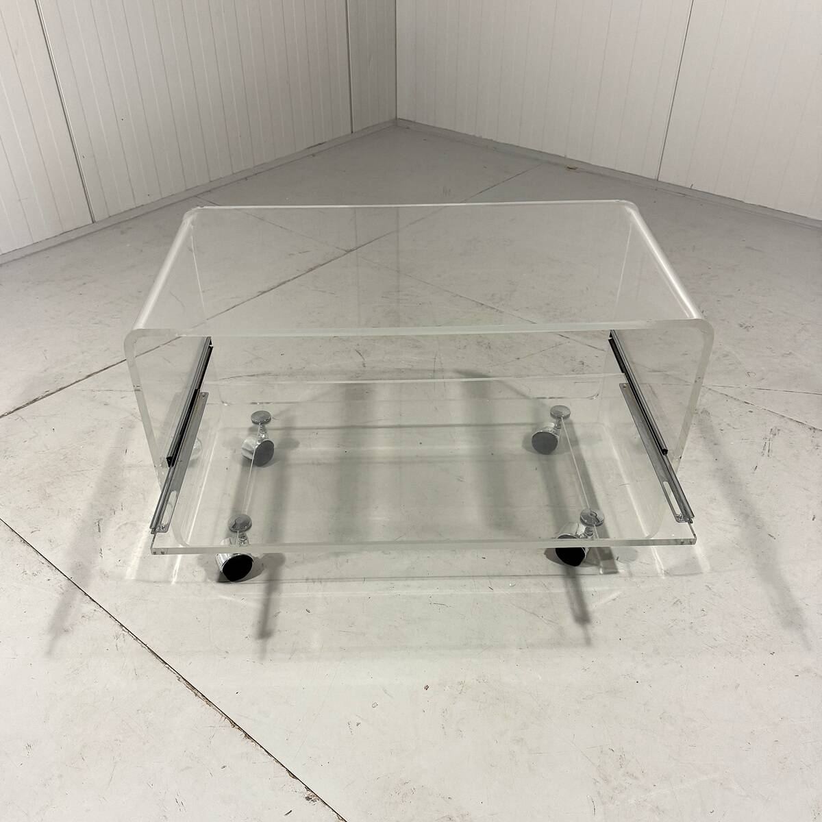 Plexiglass audio rack trolley 1960-70’s