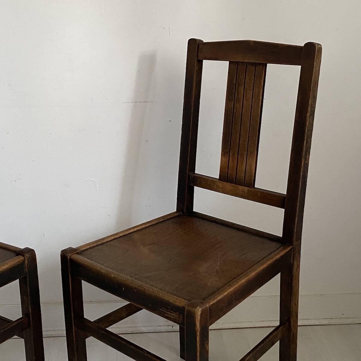 Pair of vintage bistro chairs from the 1950s