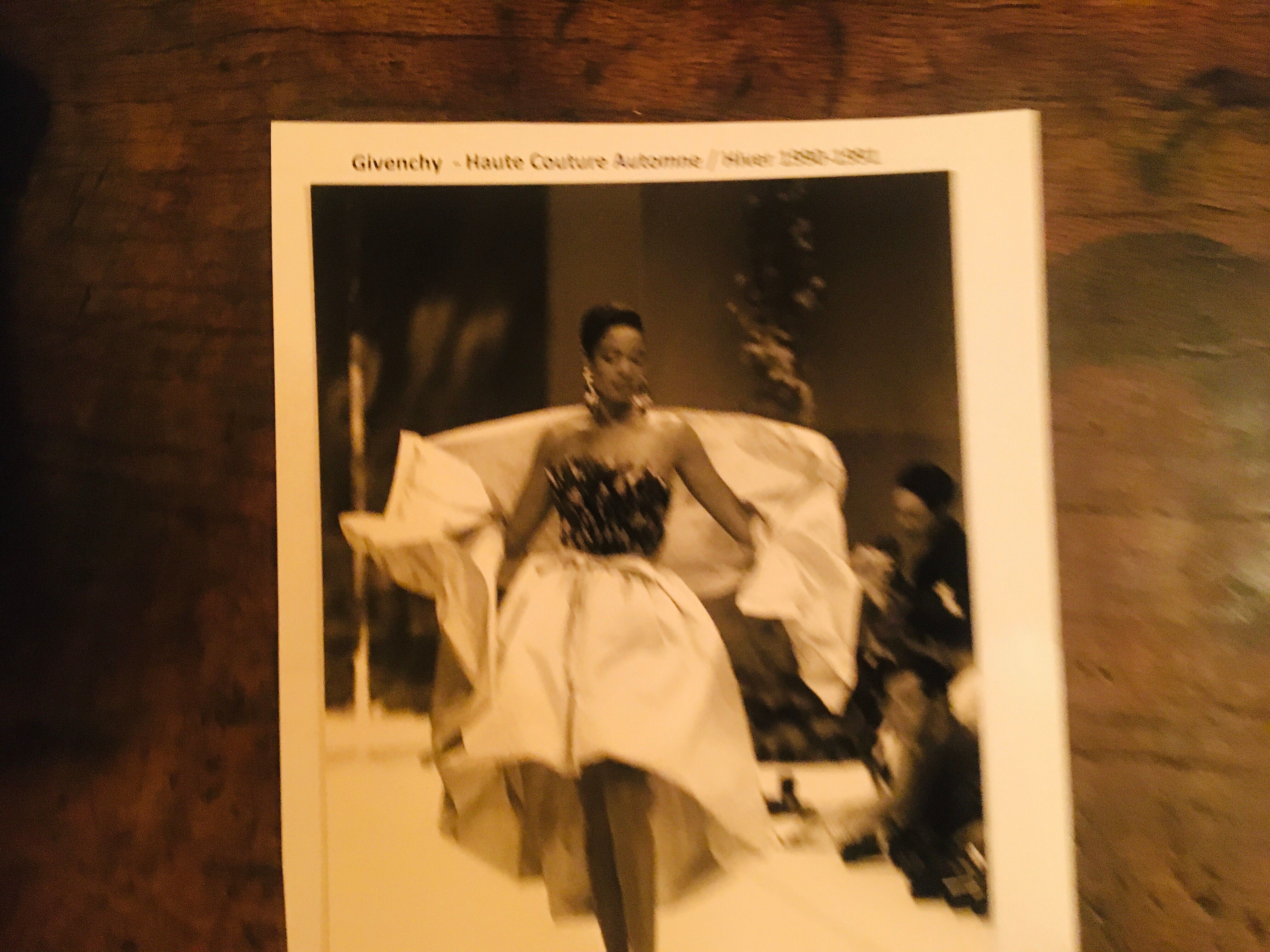 Givenchy original vintage press fashion photography 1990s