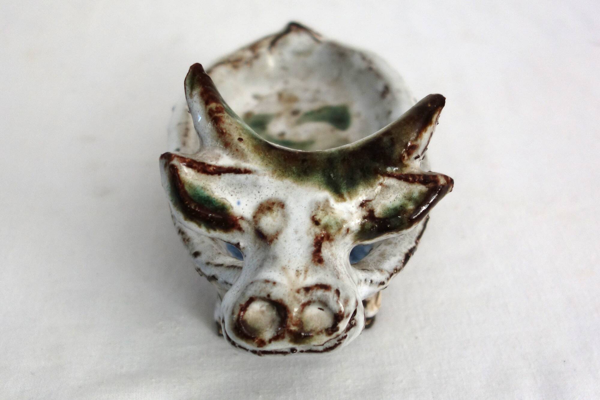 Zoomorphic ceramic pocket emptier by Albert Thiry, 1960