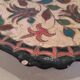 Flat plate by Jérôme Massier, from Vallauris, cracked. Decoration in slight relief.