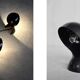 Vintage Modern Black Dalù Table Lamp by Vico Magistretti for Artemide, 1960