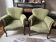 Paire de fauteuils vintage années 60 – esprit scandinave