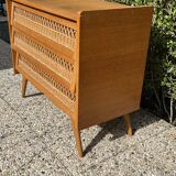 Rattan chest of drawers feet compass