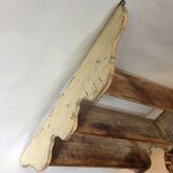 Patinated wooden shelf