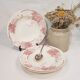 3 tablespoons in Luneville model Platane earthenware, iron earth