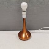 Copper table lamp, designed by Jo Hammerborg for Fog&Mørup Denmark in 1972. Model Orient