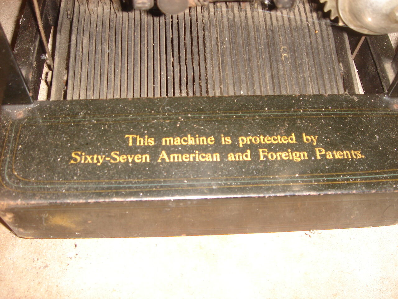 Typewriter Remington USA of 1920