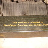 Typewriter Remington USA of 1920