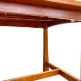 Exotic glass and solid wood table in Thailand