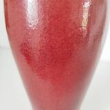 Chinese red ceramic vase 23 cm
