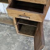 Old Art Deco teak desk