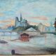 Tableau ancien Notre-Dame de Paris