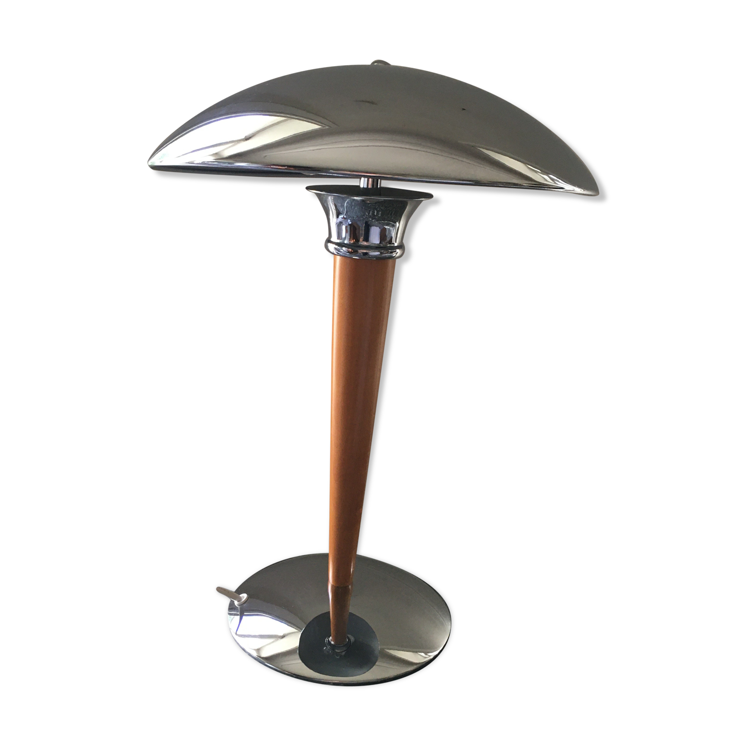 Chrome mushroom lamp 80