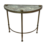 Fifth wheel end of sofa design marbled mirror top