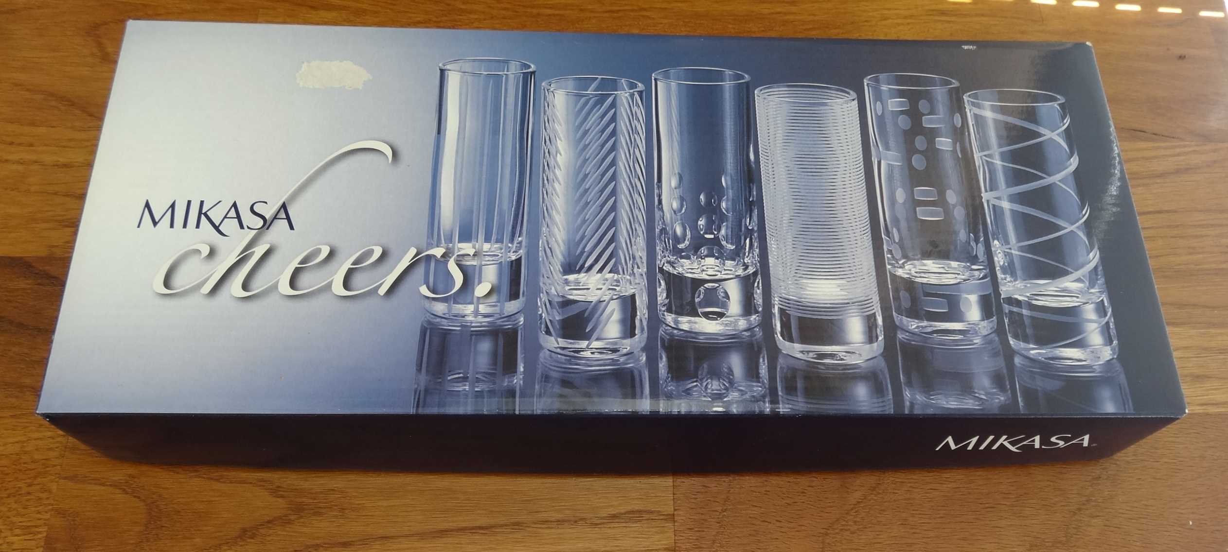 Mikasa Cheers Shot Glasses