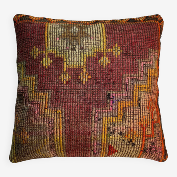 Housse de coussin kilim turc vintage, 55 x 55 cm