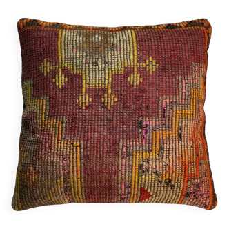 Housse de coussin kilim turc vintage, 55 x 55 cm