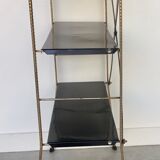 Shelf String metal on feet - vintage 1960