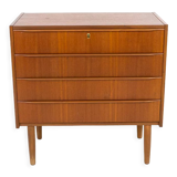Scandinavian Chest of Drawers in Teak, 1960s