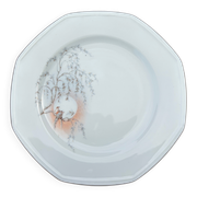 Lot de 12 Assiettes à dessert en porcelaine de sologne