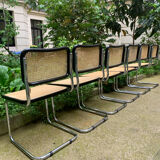 Chaises cesca B32 de Marcel Breuer