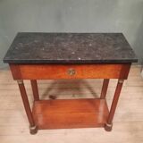 Console dessu marbre d epoque empire