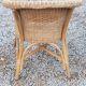 Pair of armchairs and bench in rattan and bamboo from the 60s/70s