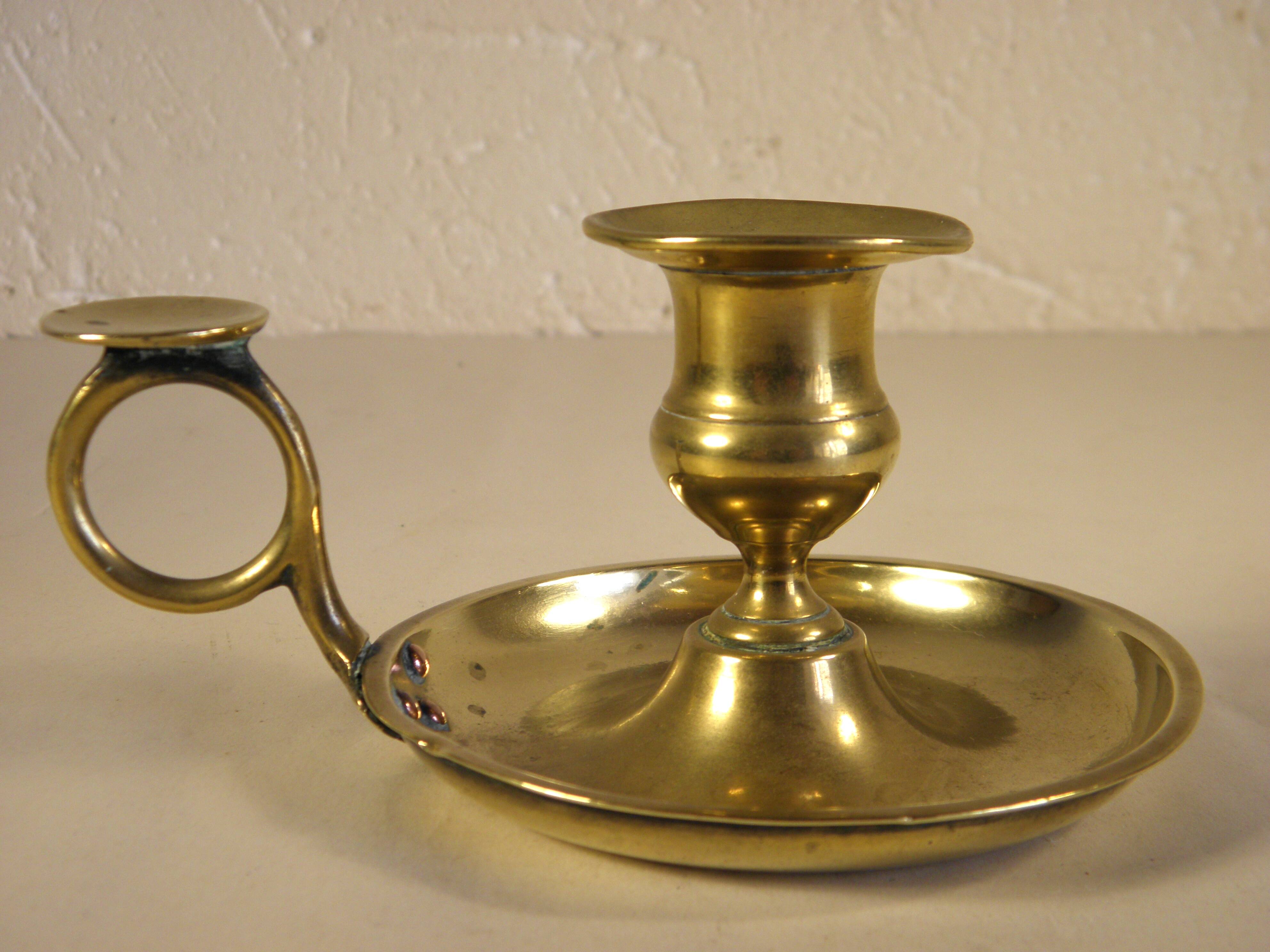 Brass candle holder 1970