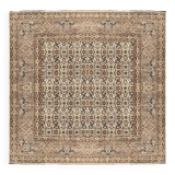 Oriental Iranian rug Tabriz. Handmade. Dim: 2.00 X 2.00 meters - square. Quality: