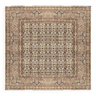 Tapis d'orient iran Tabriz. Fait main. Dim: 2.00 X 2.00 mètres - carré. Qualité: