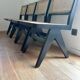 rattan and wood bistro chair