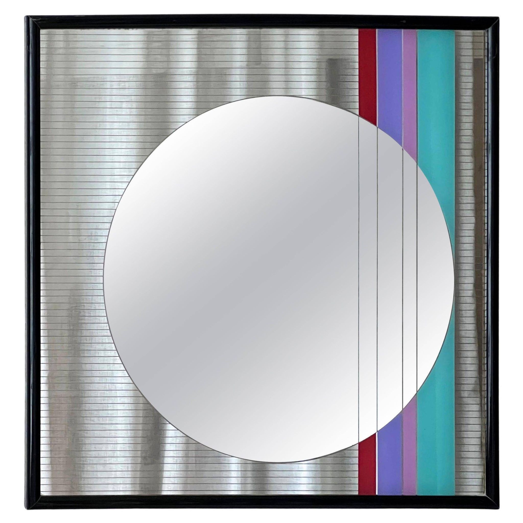 Art/Design Mirror by Eugenio Carmi for Acerbis 1980's