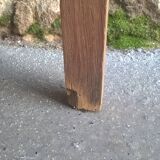 Minister's desk in solid raw oak from the 1930s