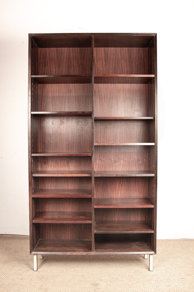 Large Danish high bookshelf in rosewood by Erik Brouer 1960.