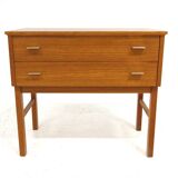 Scandinavian teak chest of drawers, Carlström, Sweden, 1950