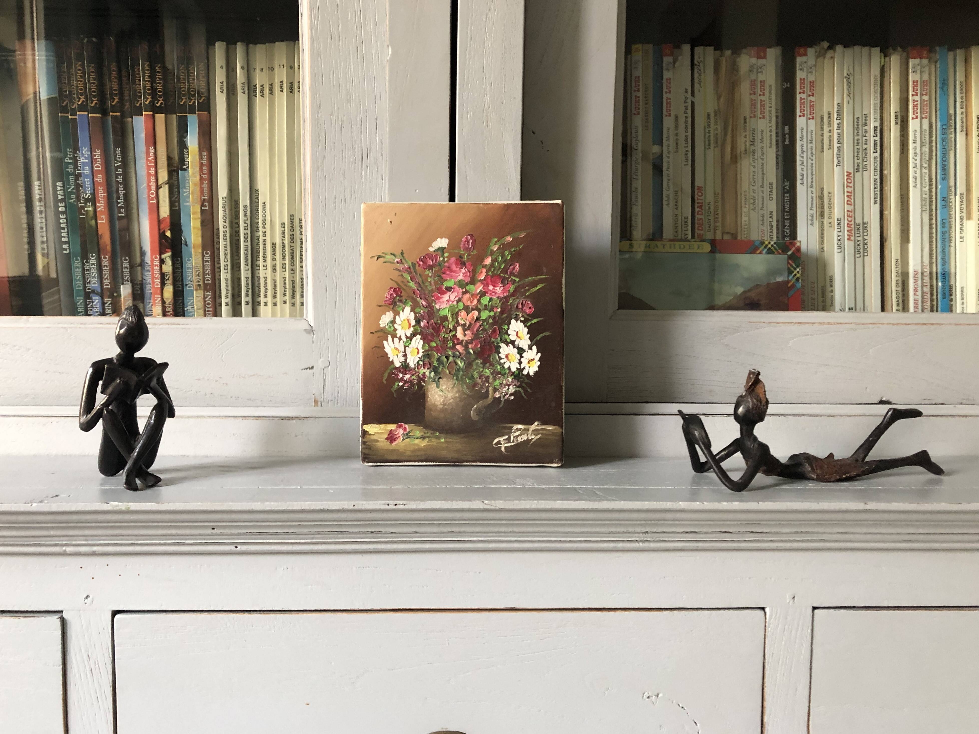 Flower bouquet painting