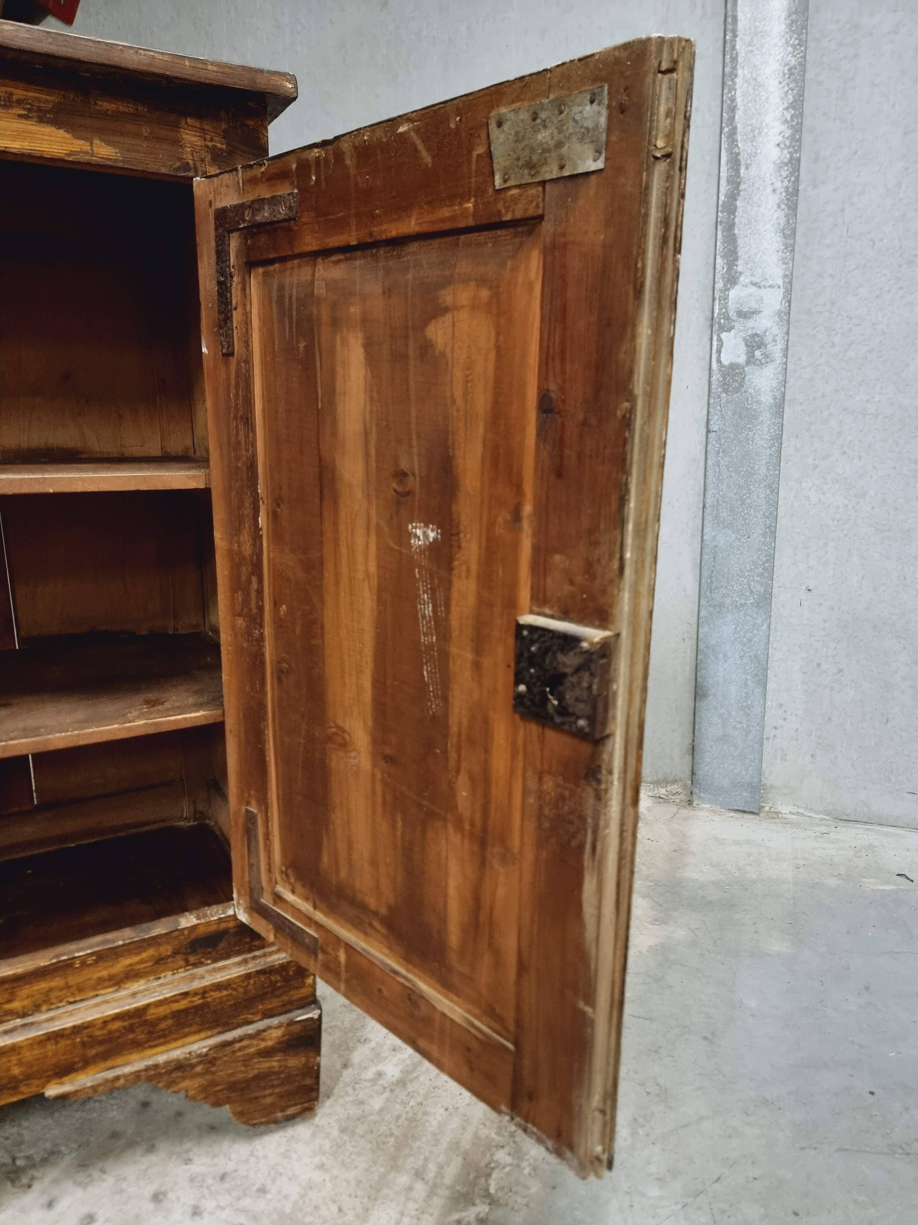 Antique sideboard, farmhouse cabinet, 112x114cm