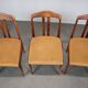 Set of three dining chairs from the 1970s by Drevotvar, Czechoslovakia