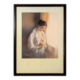 Poster of the painter Domingo Álvarez Gómez framed