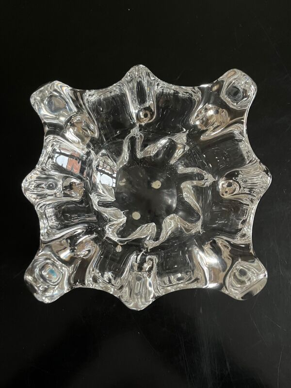 Cendrier en cristal années 70