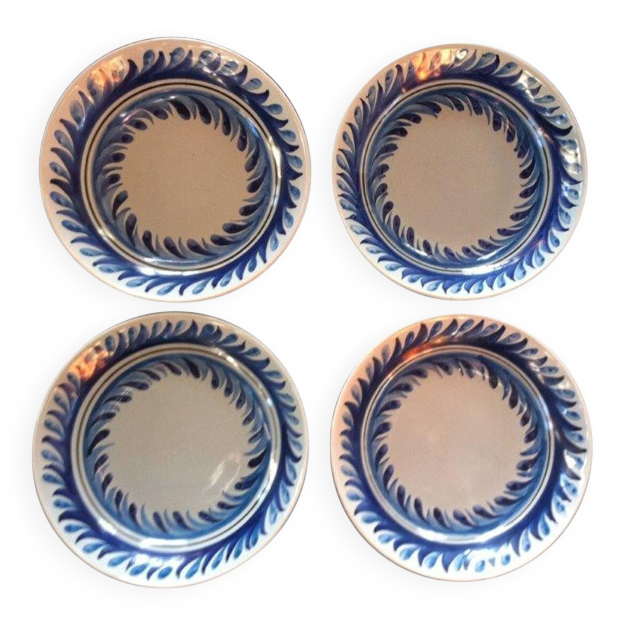 4 plates Roger Capron