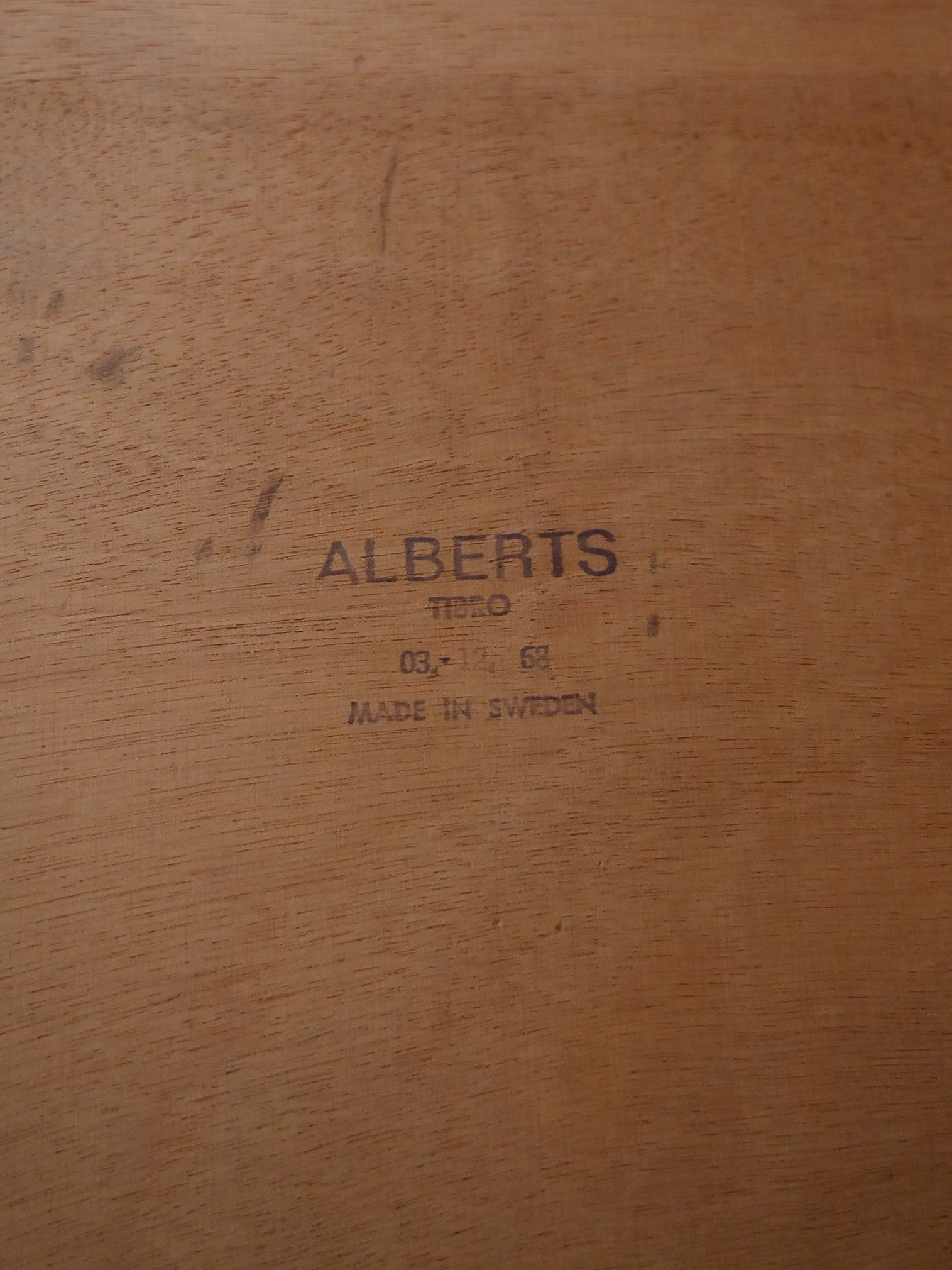 Vintage teak table by Alberts for Tibro