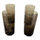 4 vintage glasses