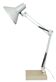 Lampe de table d'architecte italienne blanche vintage, années 1970