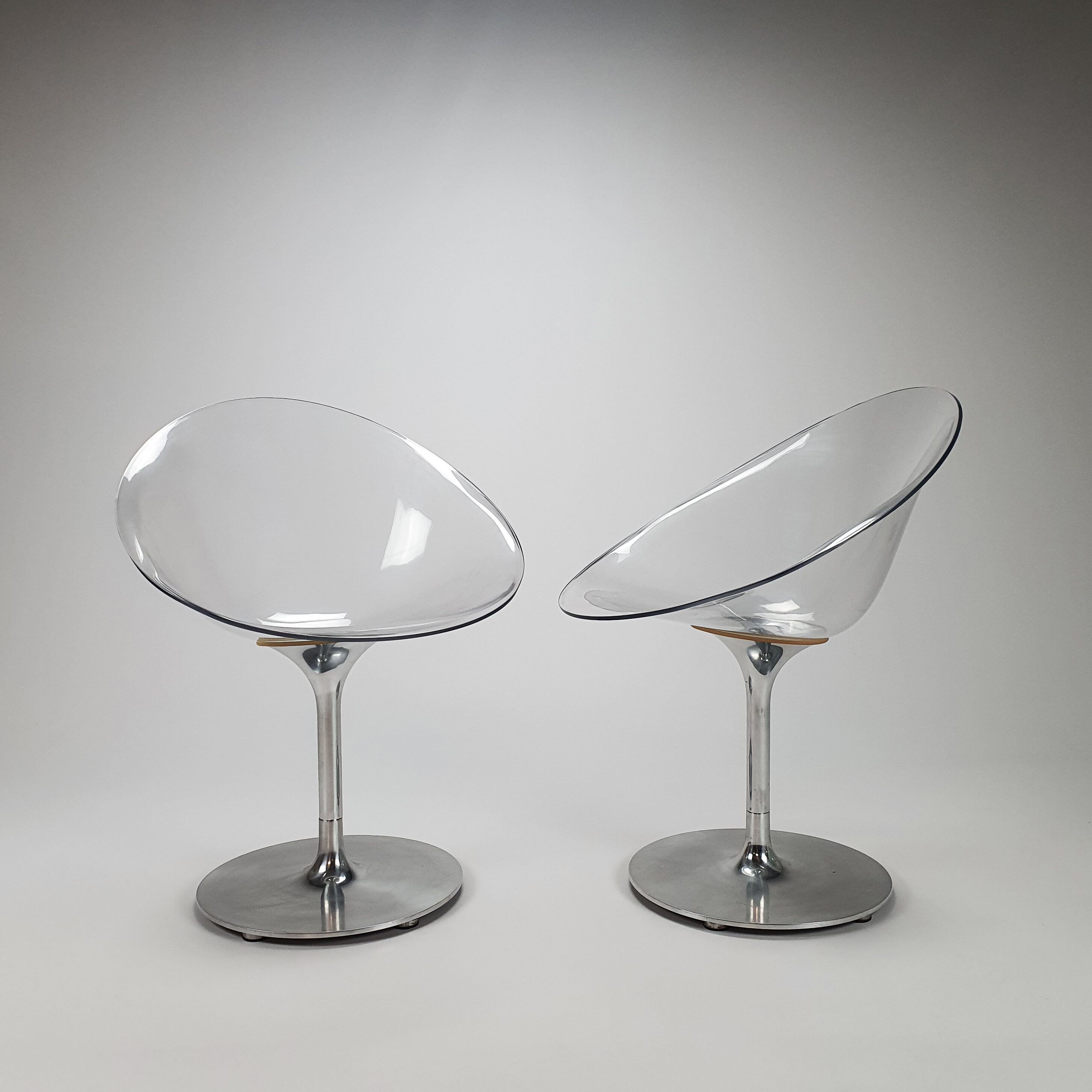 Set of 2 Philippe Starck Ero S chairs by Kartell, 2000