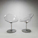 Set of 2 Philippe Starck Ero S chairs by Kartell, 2000
